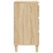 Bedside Cabinet Sonoma Oak 40x35x70 cm Engineered Wood