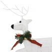 Reindeer & Sleigh Christmas Decoration 60 LEDs Outdoor White