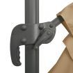 Double Top Cantilever Umbrella Taupe 400x300 cm