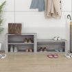 Shoe Cabinet Grey Sonoma 150x35x45 cm Engineered Wood