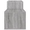 Shoe Cabinet Grey Sonoma 150x35x45 cm Engineered Wood