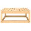 Garden Footstool 70x70x30 cm Solid Pinewood