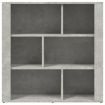 Sideboard Concrete Grey 80x30x80 cm Engineered Wood