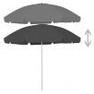 Beach Umbrella Anthracite 300 cm