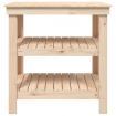 Work Bench 78.5x50x80 cm Solid Wood Pine