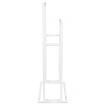 Freestanding Towel Rack White 48x24x78.5 cm Iron