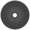 Bathroom Sink Ceramic Dark Grey Round