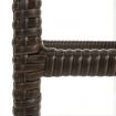 Bar Stools with Cushions 6 pcs Brown Poly Rattan