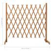 Garden Trellis Fence Orange 180x100 cm Solid Firwood