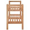 Shoe Rack 69x27x41 cm Solid Wood Walnut