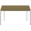 Gazebo 4x3x2.6 m Taupe 180 g/m²