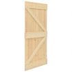 Door 90x210 cm Solid Pine Wood