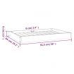 Dog Bed White 91.5x64x9 cm Solid Wood Pine