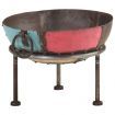 Colourful Rustic Fire Pit Ø 40 cm Iron