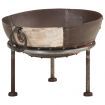 Colourful Rustic Fire Pit Ø 40 cm Iron