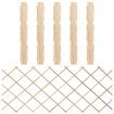 Trellis Fences 5 pcs Solid Firwood 180x80 cm