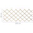 Trellis Fences 5 pcs Solid Firwood 180x80 cm