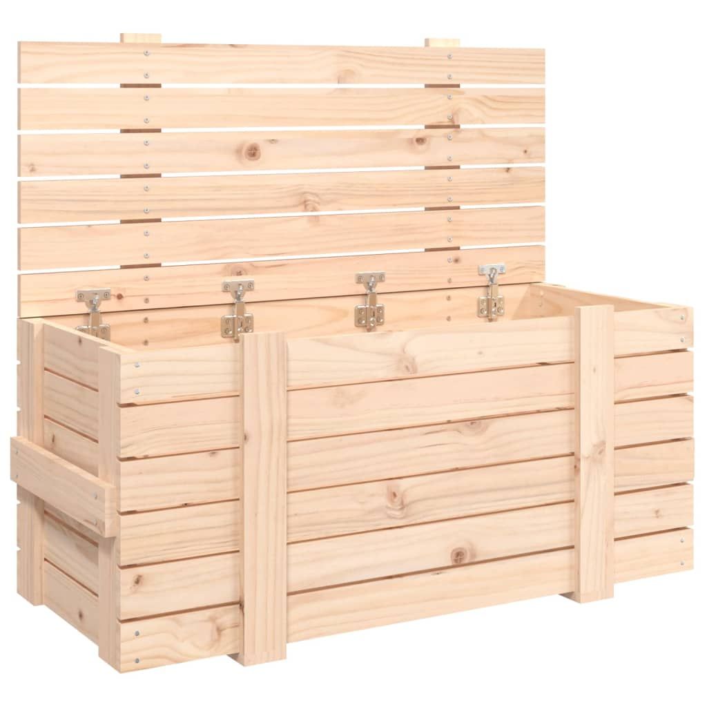 Storage Box 91x40.5x42 cm Solid Wood Pine