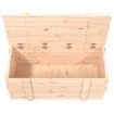 Storage Box 91x40.5x42 cm Solid Wood Pine