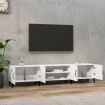 TV Cabinet White 180x31.5x40 cm Engineered Wood