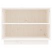 Shoe Cabinet White 60x34x45 cm Solid Wood Pine