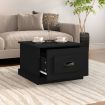 Coffee Table Black 50x50x35 cm Engineered Wood