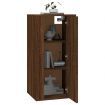 Wall Mounted TV Cabinet Brown Oak 40x34.5x80 cm