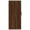 Wall Mounted TV Cabinet Brown Oak 40x34.5x80 cm