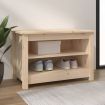 Shoe Bench 70x38x45.5 cm Solid Wood Pine