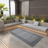 Outdoor Carpet Grey 120x180 cm PP