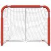 Hockey Goal Red and White 137x66x112 cm Polyester