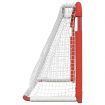 Hockey Goal Red and White 137x66x112 cm Polyester