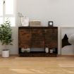 Sideboard Smoked Oak 97x31x75 cm Engineered Wood