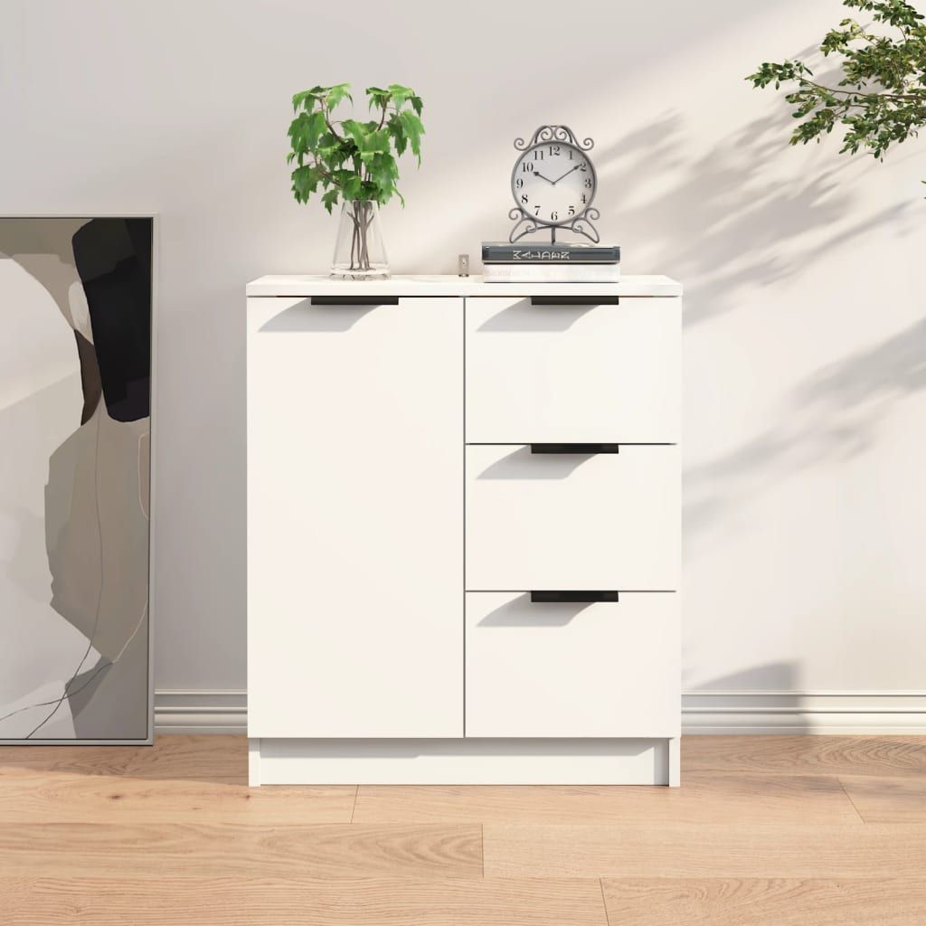 Sideboard White 60x30x70 cm Engineered Wood