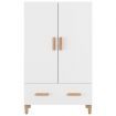 Highboard White 70x31x115 cm Engineered Wood