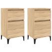 Bedside Cabinets 2 pcs Sonoma Oak 40x35x70 cm