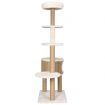 Cat Tree with Luxury Cushion and Scratching Post 148cm Seagrass