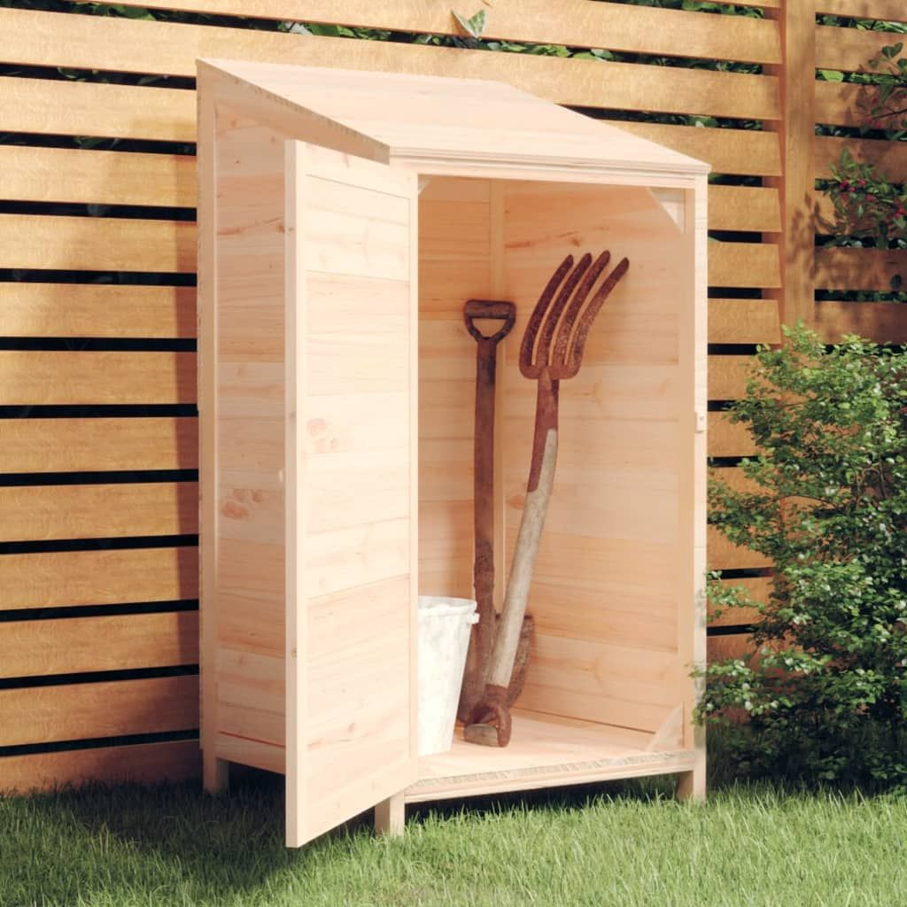 Garden Shed 55x52x112 cm Solid Wood Fir