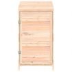 Garden Shed 55x52x112 cm Solid Wood Fir