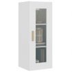 Hanging Wall Cabinet White 34.5x34x90 cm