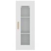 Hanging Wall Cabinet White 34.5x34x90 cm