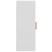 Hanging Wall Cabinet White 34.5x34x90 cm