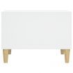 Coffee Table White 60x50x36.5 cm Engineered Wood