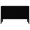 Coffee Table Black 60x50x36.5 cm Engineered Wood