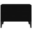 Coffee Table Black 60x50x36.5 cm Engineered Wood