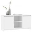 TV Cabinet White 102x37.5x52.5 cm Engineered Wood