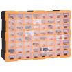 Multi-drawer Organiser with 64 Drawers 52x16x37.5 cm