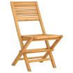 Folding Garden Chairs 2 pcs 47x62x90 cm Solid Wood Teak