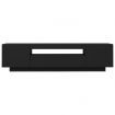 TV Cabinet with LED Lights Black 160x35x40 cm