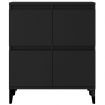 Sideboard Black 60x35x70 cm Engineered Wood